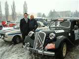 TARCHET Philippe - Citroën 15/6. Henri TARCHET, né en 1921 devait faire le Rallye Monte-Carlo en 1954. Le projet n´ayant pu aboutir, son fils Philippe engage une Citroën Traction identique avec son père